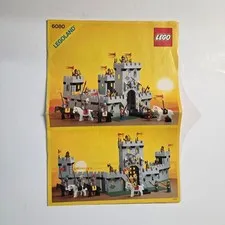 LEGO King's Castle 6080 Instruction Manual Vintage 1984 Legoland Booklet
