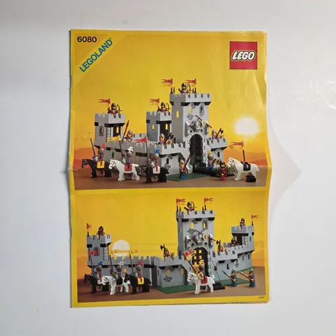 LEGO King's Castle 6080 Instruction Manual Vintage 1984 Legoland Booklet