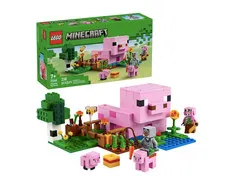 LEGO Minecraft Baby Pig House Playset 21268 Figures Toy Building Set Ages 7+