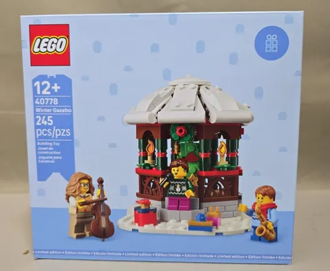 LEGO Winter Gazebo 40778 Christmas Winter Holiday L.E.  GWP RETIRED - New