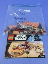 LEGO Star Wars Luke's Landspeeder 75173 Incomplete Set Pre-Owned