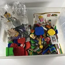 LEGO Mario Bulk Lot Mixed Pieces and Add-ons 1lb 12oz Free Shipping