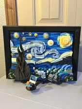 LEGO The Starry Night 21333 Ideas Set 2316pc 18+ w/ Display Stand 2022 