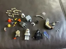 Lego Star Wars Old Retired Minifigures Parts And Pieces Lot Palpatine Dooku Head