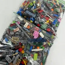 Lego Bulk Lot 1lb Assorted Small Pieces Bricks Parts Two Bags Used