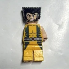 LEGO Marvel X-Men Wolverine Minifigure sh0017 from set  6866-1