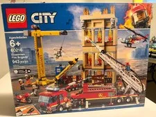 LEGO CITY: Downtown Fire Brigade (60216) - Excellent Condition w/ Box & Manuals
