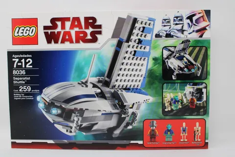 Lego Star Wars: The Clone Wars- 8036- Separatist Shuttle - Factory Sealed Ex Box