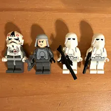 LEGO Star Wars Hoth Minifigure Lot Snowtroopers, AT-AT Driver & Imperial Officer