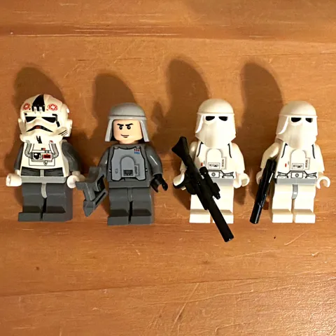 LEGO Star Wars Hoth Minifigure Lot Snowtroopers, AT-AT Driver & Imperial Officer