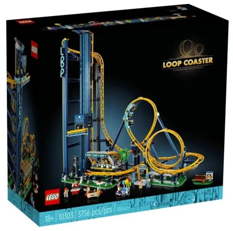 LEGO Icons: Loop Coaster (10303)  w/Manual Complete In Bags (No Box)