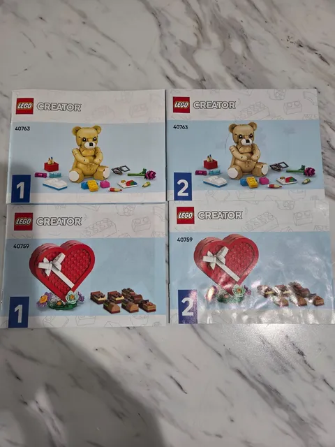 Lego Creator Manual Lot Of 4 40759 40763