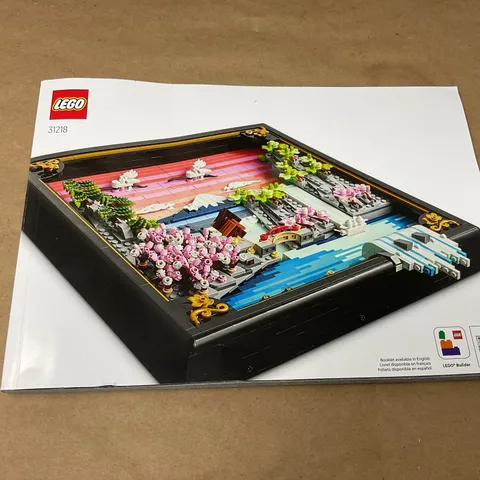 LEGO Art Japanese Garden #31218 — Instruction Booklet Only