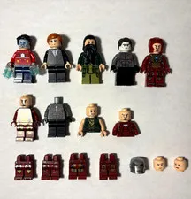 LEGO Marvel Iron Man Minifigure Parts Lot! Tony Stark sh0760 + RARE Extra Pieces