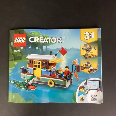Lego Creator 31093 Manual Booklet - Riverside Houseboat