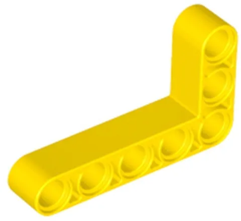 Lego Yellow TECHNIC Liftarm Modified Bent Thick L-Shape 3 x 5 Part 32526 T1