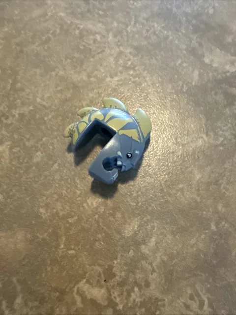 LEGO - Minifig, Head Modified Jawson with Fins and Teeth - Sand Blue (Jawson)
