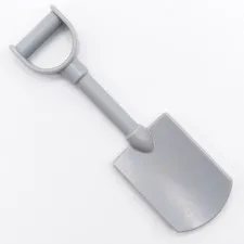 LEGO DUPLO Shovel Shovel Spade Construction Site Garden Tool Light Gray 10566