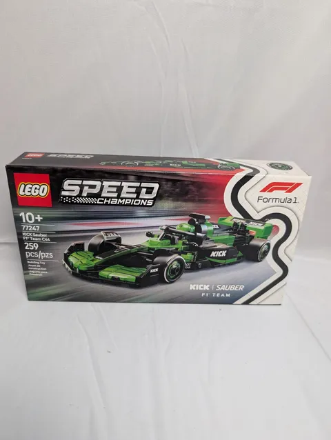 LEGO® Speed Champions KICK Sauber F1® Team C44 Race Car | New Sealed | Retired