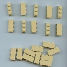 LEGO x 20 Tan Brick 1 x 3 3622