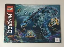 Lego 71754 Ninjago Water Dragon Instruction Manual Book Only - No Bricks