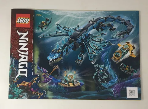 Lego 71754 Ninjago Water Dragon Instruction Manual Book Only - No Bricks