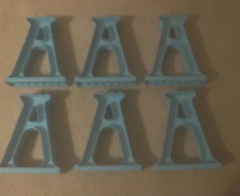 Lego Duplo - Lot Of (6) Large Blue A Column Stabilizer Bridge Support  Pieces *
