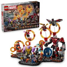 LEGO Marvel Avengers: Endgame Final Battle - Super Hero Building Set for Kids, A