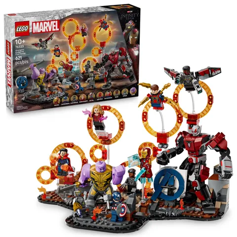 LEGO Marvel Avengers: Endgame Final Battle - Super Hero Building Set for Kids, A