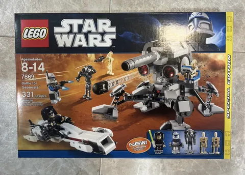 LEGO Star Wars 7869 Clone Wars Battle for Geonosis COMPLETE SET (331 pcs) 
