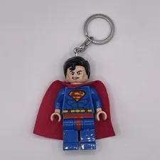 Lego Superman Keychain Minifigure DC Comics 2013