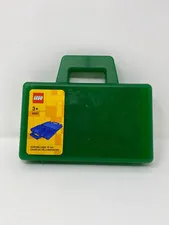 LEGO Sorting Box to Go Travel Case Organizing Dividers Green Travel Case