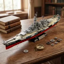 USS Montana WW2 Battleship Moc Technic 42056 42232 40955 42172 10294 10365