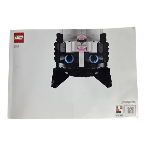 Lego 21349 Ideas Tuxedo Cat Instructional Manual ONLY