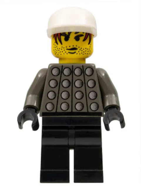 LEGO: Soccer Player Green White Goalie (soc009)