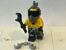 LEGO Space Police 3 Alien Snake with visor minifigure 5972 5979 5980 sp097