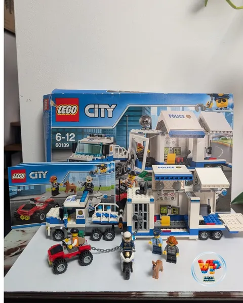 LEGO City 60139 Command Center Mobile Police Used Complete Box Mobile Command