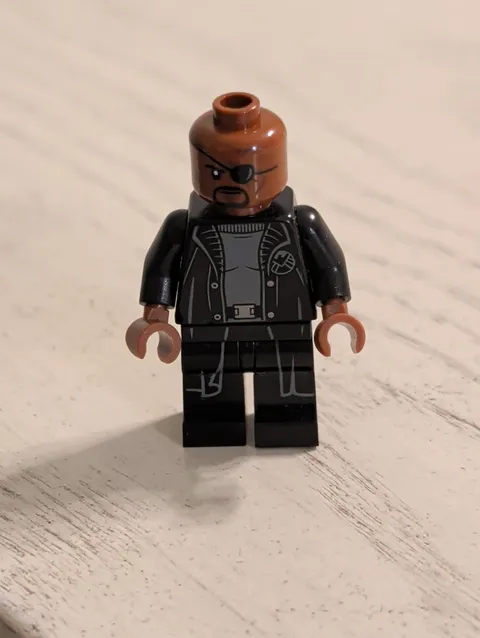Lego Marvel Super Heroes Nick Fury Minifigure sh585a