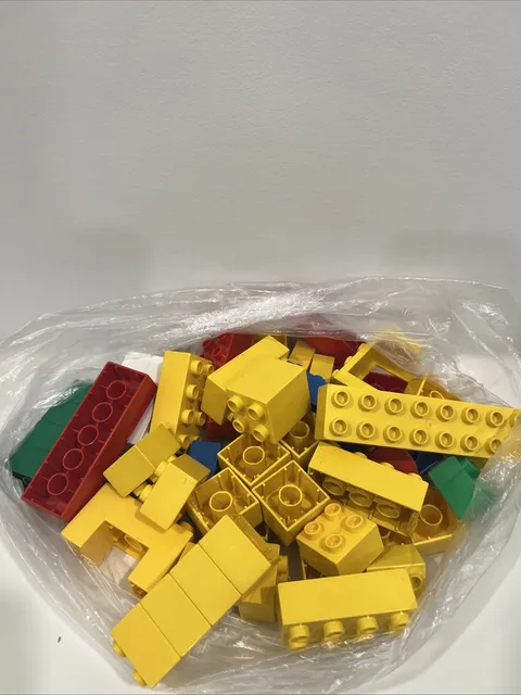 LEGO DUPLO Bulk Lot of basic bricks - mostly vintage
