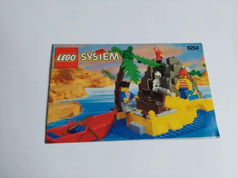 LEGO 6254 Pirates Rocky Reef Box and Manual ONLY