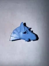 Lego MEDIUM BLUE Horse Battle Helmet Angular Armor Part #48492 to set 8877 8779