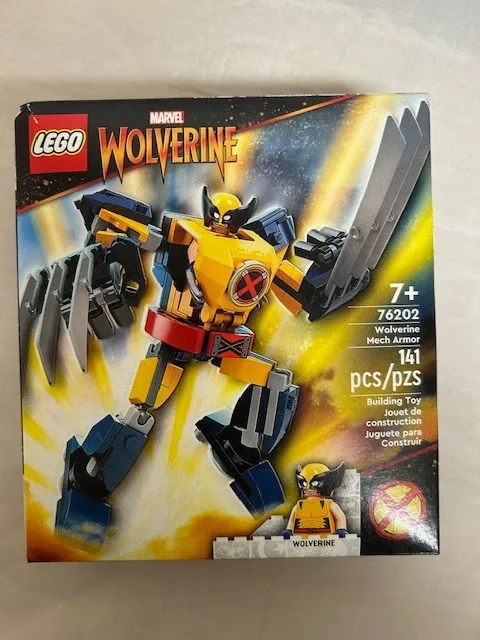 LEGO Marvel Super Heroes Wolverine Mech Armor Building Set 76202 NEW X-Men