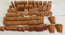 LEGO MEDIUM NOUGAT LOT 113 PCS 2X1 2X2 3X1 SLOPE BRICK VARIETY BUILDING PIECES