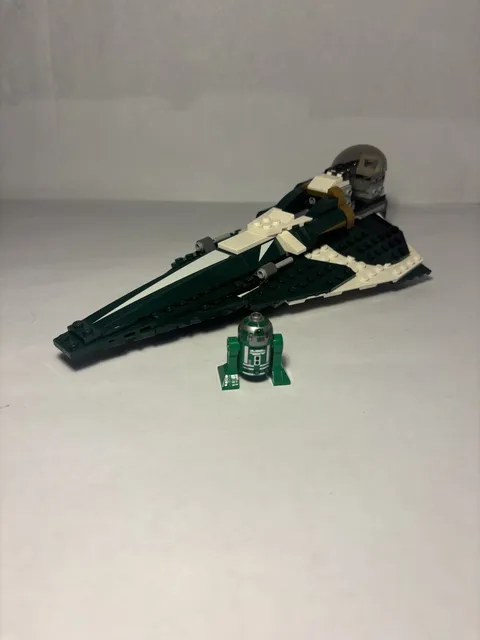 LEGO Star Wars 9498 Saesee Tiin Jedi Starfighter Incomplete R3-D5 Droid