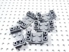 LEGO Lot of 5 Dark Bluish Gray 2x4 Double Inverted Slopes BE