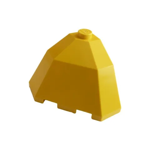 LEGO 4x Yellow Wedge 3 x 3 x 2 Facet Top (Slope Corner) inv.631