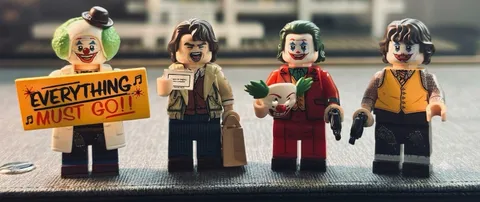 FedEx:Abnormal Studio AB LEGao Custom Joker 4-Pack Full Set LEGO Rare Collect
