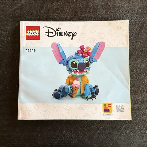 Lego 43249 Disney Stitch Color Instruction Manual ONLY Paperback Book Guide