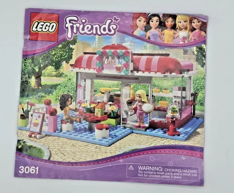 Lego 3061 City Park Cafe Friends Instruction Manual Only No Bricks 2012