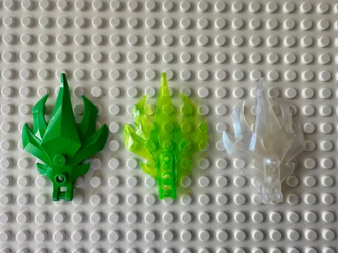 LEGO Plant Leaves Angular with Bar Handle on End, 7 Spikes 7727